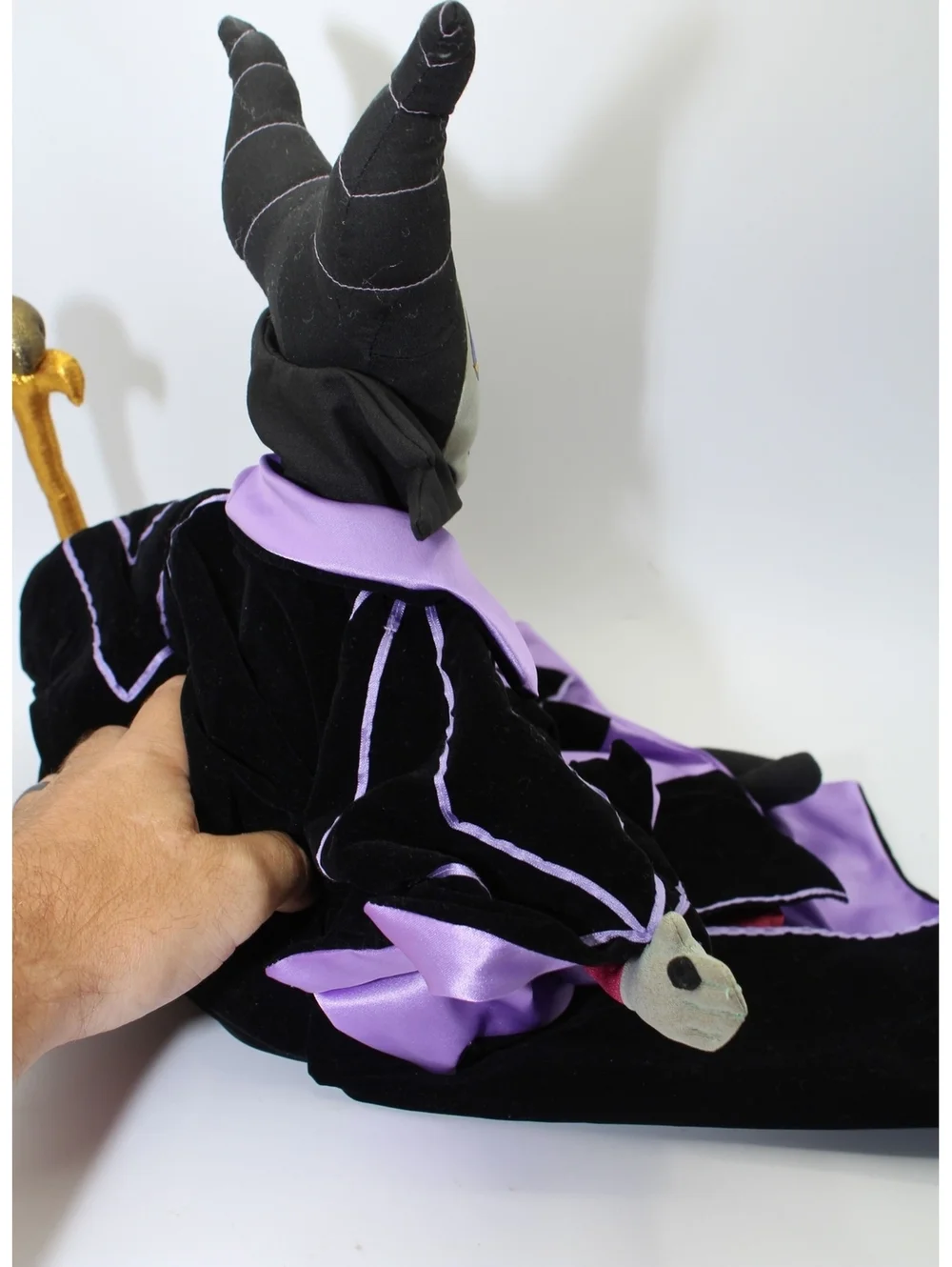 Vintage Disney MALEFICENT RAG DOLL 20